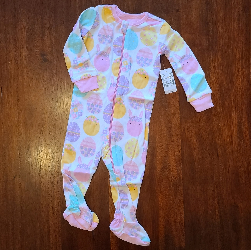 NWT 3-6 month Easter Egg footie play sleeper